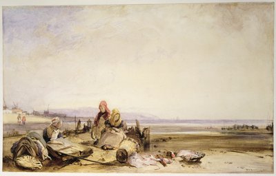 Szene an der französischen Küste von Richard Parkes Bonington